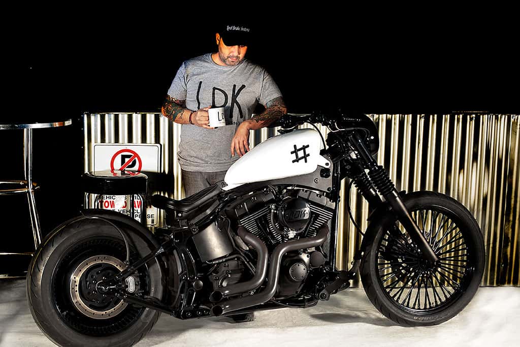 Fran Manen and his Trending Topic motorcycle