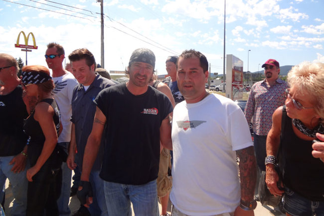 Fran Manen with Rick Petcko of American Chopper